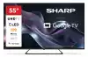Телевизор Sharp 55HP6265E, 55" QLED Google TV, 4K Ultra HD 3840x2160 Frameless, 1 000 000:1, AQUOS, DVB-T/T2/C/S/S2, Active Motion 1000, HDR10, Dolby Atmos, Dolby Vision, Google Assistant, Google Cast, HDMI 2.1 with eARC, 3.5mm Headphone jack / line-out, USB, Wi-