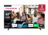 Телевизор Thomson 43" UHD Google TV; 3840 x 2160 (4K UHD), 5000:1, DLED, 60 Hz, Dolby Audio, Google Cast, DVB-T/T2/C/S/S2, HDR10,  Wi-Fi, Bluetooth, LAN, HDMI 2 (2.0) + 2 (2.1), USB 2 (2.0) + 1 (3.0), AV IN, Side Feet, Black