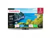 Телевизор Thomson Smart UHD TV 65"; Google TV; 3840 x 2160 (4K UHD), 4000:1, DLED, 60 Hz, DVB-T/T2/C/S/S2, HDR10, Wi-Fi, Bluetooth, LAN, HDMI 2 (2.0) + 2 (2.1), USB 2 (2.0) + 1 (3.0),Central Swivel Stand, Black