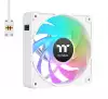 Thermaltake CT140 EX Reverse ARGB Sync PC Cooling Fan 3 Pack Magnetic Connect White