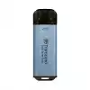 Transcend 2TB, USB External SSD, ESD300C, USB 10Gbps, Type C, Sky Blue