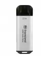 Transcend 2TB, USB External SSD, ESD300S, USB 10Gbps, Type C, Silver
