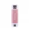 Transcend 2TB, USB External SSD, ESD310P, USB 10Gbps, Type C/ A, Pink