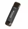 Transcend 512GB, External SSD, ESD310C, USB 10Gbps, Type C/A, Black