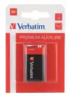 Verbatim ALKALINE BATTERY 9V 1 PACK (HANGCARD)