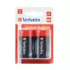 Verbatim ALKALINE BATTERY D 2 PACK (HANGCARD)