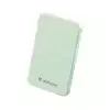 Verbatim Charge "n" Go Essentials Power Bank Magnetic Wireless 5000mAh Green