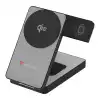 Verbatim Foldable 3-in-1 Qi2 Magnetic Wireless Power Bank 10000 mAh Grey
