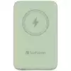 Verbatim MCP-10GN Power Pack 10000 mAh with UBS-C PD 20W / Magnetic Wireless Charging 15W Green