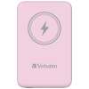 Verbatim MCP-10PK Power Pack 10000 mAh with UBS-C PD 20W / Magnetic Wireless Charging 15W Pink