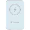 Verbatim MCP-5BE Power Pack 5000 mAh with UBS-C PD 20W / Magnetic Wireless Charging 15W Blue