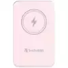 Verbatim MCP-5PK Power Pack 5000 mAh with UBS-C PD 20W / Magnetic Wireless Charging 15W Pink