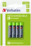 Verbatim RECHARGEABLE BATTERY AAA 4 PACK / HR03
