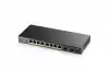 ZyXEL GS1100-10HP v2, unmanage PoE 8x Gigabit, 2x Fiber Uplink, 120 Watt PoE