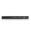 ZyXEL XGS2220-30F, L3 Access Switch, 24x1G SFP, 2x10mG RJ45, 4x10G SFP+ Uplink, incl. 1 yr NebulaFlex Pro