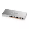 ZyXEL XMG-108 8 Ports 2,5G + 1 SFP+, 8 ports 100W total PoE++ Desktop MultiGig unmanaged Switch