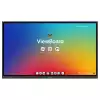 Дисплей ViewSonic IFP8634, 86" TFT DLED panel, AG, Ultra Fine Touch, 16:9, 4K UHD 3840x2160, 8ms, 450cd/m2, 5000:1, Quad- core, 8GB, 128GB storage, VGA, 3x HDMI, DP, RS232, 2x LAN, 2x USB-C, 5x USB-A, HDMI Out, SPDIF, micro SD, Speakers, Android 14 EDLA, OPS slot, VESA, Black