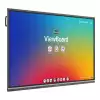 Дисплей ViewSonic IFP8651-3C, 86 inch, TFT panel, Google EDLA, Ultra Fine touch, 9H, AG, AF, UHD, 500cd/m2, 1200:1, 6.5ms, Octa-Core, 8GB, 128GB, Android 14, VGA, HDMI, DP, LAN, USB-C, USB, HDMI out, Speakers, 8-array microphone, OPS slot, NFC, SSO, Black