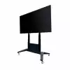 Електрическа стойка за дисплей тип количка OMB 07160 ELECTRIC TROLLEY XXL, for 46" - 100" displays, Max weight 100kg, VESA Min 200x200 and Max 1200x600, Easy hanging, With wheels, Electrically Height Adjustable, 100-240V, Black