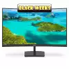 Геймърски Монитор Philips 241E1SC/00 23.6 inch LED, VA panel, Curved monitor, 16:9, 1920x1080, 4ms, 240cd/m2, 3000:1, HDMI, VGA