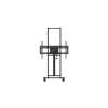 Мобилна основа ViewSonic VE-MT-001, For wall mount stand VB-STND-104, Smooth-rolling wheels with locking casters, Easy installation for added flexibility, Black