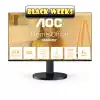 Монитор AOC 24B3CF2, 23.8" IPS WLED panel, Anti-Glare, 16:9, FHD 1920x1080, 4ms, 100Hz, 250cd/m2, 1300:1, 20M:1, HDR, Flicker Free, Low Blue Light, Ultra Narrow, sRGB, BT 709, HDMI, USB-C, 2x USB, Mic In, PD 65W, Speakers, Tilt, HAS, VESA 100, Black