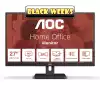 Монитор AOC 27E3UM, 27 inch VA Panel, 1920x1080, 16:9, 4ms, 300 cd/m2, 3000:1, 20M:1, Anti Glare, 3H, 3-sided frameless, Flicker-free, Low blue light, Adaptive Sync, VGA, 2x HDMI, 2x DisplayPort, 2x USB 3.2, 2x USB Out, Speakers, Tilt, VESA 100, Black