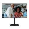 Монитор AOC 27E4U, 27", IPS panel, AG, 16:9, FHD 1920x1080, 300 cd/m2, 1500:1, 20M:1, 120Hz, 4ms, 3H, HDR Mode, Flicker- free, Anti Blue Light, Adaptive Sync, sRGB, VGA, HDMI, DP, 4x USB, Audio out, Speakers, HAS, Swivel, Tilt, Pivot, VESA 100, TCO 10, Energy class C, Black