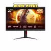 Монитор AOC 27G4HA, 27", Gaming monitor, Fast IPS panel, AG, 16:9, FHD 1920x1080, 0.5ms, 200Hz, 300cd/m2, 1000:1, HDR 10, G-SYNC Compatible, Flicker Free, Low Blue Light, 2x HDMI, DP, Audio Out, Speakers, Tilt, HAS, Swivel, Pivot, VESA 100, Black