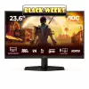 Монитор AOC C24G42E, 23.6" Gaming monitor, Curved VA panel, AG, 16:9, FHD 1920x1080, 250 cd/m2, 3000:1, 0.5ms, 180Hz, Adaptive Sync, Low Blue Light, Flicker Free, 2x HDMI, DisplayPort, Audio out, Speakers, Tilt, VESA 100, Black
