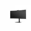 Монитор AOC CU34V5CW/BK 34 inch VA Panel WLED, Curved 1500R, 3440x1440, 21:9, 100Hz, 1 ms, 300 cd/m2, 3000:1, 20M:1, Anti Glare, 3H, 3-sided frameless, HDMI, DisplayPort, USB-C, 4x USB 3.2, Speakers, Flicker-free, Low blue light, MultiView, PIP, PBP, Tilt, Swivel, HAS, VESA 100, Web Cam, Black
