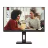 Монитор AOC Q27E3UMF, 27", WLED VA Panel, 2560x1440, 16:9, 4ms, 300 cd/m2, 4000:1, 20M:1, Anti Glare, 3H, 3-sided frameless, Flicker-free, Low blue light, AdaptiveSync, HDMI, DisplayPort, 2x USB 3.2, Speakers, HAS, Swivel, Tilt, Pivot, VESA 100, Black