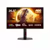 Монитор AOC Q27G4ZDR, 26.5 inch Gaming monitor, QD - OLED, QHD 2560x1440, 240Hz, 0.03ms, 400cd/m2, 1.5M:1, HDR 10, G-SYNC Compatible, PiP+PbP, 2x HDMI, DP, 2x USB, HAS, Swivel, Tilt, Pivot, VESA 100, Black