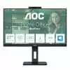 Монитор AOC Q27P3CW, 27" IPS WLED Panel, AntiGlare, 3H, 16:9, 2560x1440, 75Hz, 350cd/m2, 1000:1, 20M:1, 3-sided frameless, 2x HDMI, DisplayPort, DP Out, USB-C, 4x USB 3.2, LAN, HBR3, Speakers, Microphone, 5MP Windows Hello, Flicker-free, Low blue light, HAS, Tilt, Swivel, Pivot, VESA 100