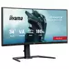 Монитор IIYAMA GCB3484WQSU-B1, 34", Gaming Curved monitor, VA panel, 21:9, UWQHD 3440x1440, 500cd/m2, 4000:1, 0.4ms, 180Hz, FreeSync Premium, HDR400, Flicker free, Blue light reducer, PbP, 2x HDMI, DP, 4x USB, Audio out, Speakers, HAS, Tilt, VESA 100, Black