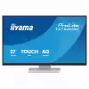 Монитор IIYAMA T2752MSC-W1AG, 27 inch, IPS panel, AG, 7H, 10-points PCAP touch, FHD 1920x1080, 400cd/m2, 1000:1, 5ms, 100Hz, OSD key lock, Anti-fingerprint, HDMI, DP, 2x USB, Audio out, Speakers, Tilt, VESA, White
