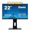 Монитор IIYAMA XUB2294HSU-B1 21.5" VA Panel LED Panel, 1920x1080, 250cd/m2, 3000:1, 4ms, VGA, HDMI, Displayport, USB, speakers, Height adjustment, Pivot, Черен