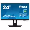 Монитор IIYAMA XUB2463HSU-B1, 23.8" IPS LED panel, AG, 16:9, FHD 1920x1080, 3ms, 100Hz, 250cd/m2, 1300:1, 80M:1, HDMI, DP, 2x USB, Speakers, Blue light reducer, Flicker free, HAS, Swivel, Tilt, Pivot, EPEAT Silver, VESA 100, Black, Energy Class B