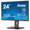 Монитор IIYAMA XUB2493HSU-B7, 23.8" IPS LED panel, AG, 16:9, FHD 1920x1080, 300cd/m2, 1300:1, 100Hz, 1ms, Adaptive Sync, Flicker Free, i-style Colour, HDMI, DP, 2x USB, Audio out, HAS, Swivel, Pivot, Tilt, VESA 100, Black