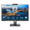 Монитор Philips 243B1JH/00 23.8 inch LED, IPS panel, 16:9, 1920x1080, 4ms, 250cd/m2, 1000:1, HDMI, Displayport, USB-C Docking, speakers, Height adjustment, Pivot, Windows Hello Webcam