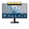 Монитор Philips 24E2N1110/00, 23.8", IPS panel, AG, 3H, FHD 1920 x1080, 16:9, 120Hz, 1ms, 300 cd/m2, 1500:1, Adaptive Sync, Flicker-Free, Low Blue Mode, EasyRead, VGA, HDMI, Tilt, VESA 100, Black