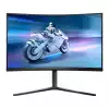 Монитор Philips 32M2C5500W/00, 31.5", VA W-LED panel, Evnia Curved Monitor, 16:9, AG, 2K QHD 2560x1440, 500cd/m2, 4000:1, 144Hz, 0.5ms, DisplayHDR 400, FreeSync Premium Pro, EasyRead, sRGB, 2x HDMI, 2x DP, 4x USB, Audio Out, PIP / PBP, HAS, Swivel, Tilt, VESA 100, Black