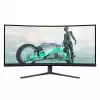 Монитор Philips 34M2C3500L/00, 34", Evnia curved gaming monitor, Fast VA panel, 21:9, AG, WQHD 3440x1440, 300cd/m2, 4000:1, 0.5ms, 180Hz, Adobe RGB, sRGB, DCI-P3, HDR 10, Adaptive sync, Flicker-free, PIP / PBP, 2x HDMI, DisplayPort, Audio out, Tilt, VESA 100, Black