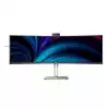 Монитор Philips 49B2U5900CH/00, 48.8", Curved monitor, VA W-LED panel, 32:9, AG, DQHD 5120x1440, 450cd/m2, 3000:1, 80M:1, 75Hz, 4ms, sRGB, EasyRead, Smart Image, Display HDR 400, 2x HDMI, DP, USB-C, 2x USB, LAN, Speakers, KVM, PIP/PBP, HAS, Swivel, Tilt, VESA, Black