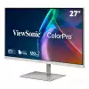Монитор ViewSonic VP2766-2K-W, 27 inch IPS panel, AG, QHD 2560x1440, 350cd/m2, 1500:1, 120Hz, 5ms, HDR 10, sRGB, EBU, REC709, SMPTE-C, HDMI, USB-C, USB, USB-C out, Speakers, Pantone validated, Factory calibrated, HAS, Swivel, Tilt, Pivot, VESA, White