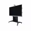 Стойка за дисплей тип количка OMB 07146 TROLLEY XXL, for 46" - 100" displays, Max weight 120kg, VESA Min 200x200 and Max 1200x600, Easy hanging, Hidden cables, With wheels, Manually Height Adjustable, Black