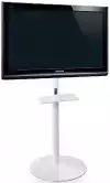 Стойка за под OMB PEDESTAL MAXI BL, 32"-50", Max 40kg, Min 100x100, Max 600x400, Hidden cables, Metal Shelf up to 6kg, Черна