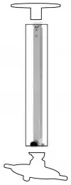 Удължителна колона OMB EXTENSION 900-1700, за модела OMB MONOPROJECTOR. Added Distance from Ceiling - from 900mm to 1700mm (Total distance from ceiling - from 1045mm to 1845mm), Бяла, product code: 16083