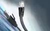 Мрежов кабел Ugreen NW134 70672 Cat 8 U/FTP плосък RJ45 Pure Copper 2м - черен