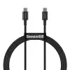 Кабел Baseus Superior USB Type-C към Type-C, PD 2.0 100W, 1м, черен CATYS-B01